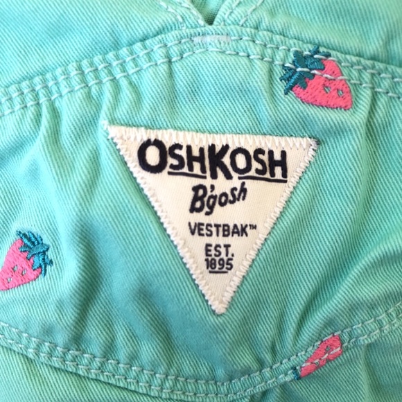 OshKosh B’Gosh Strawberry Overalls - Picture 4 of 4